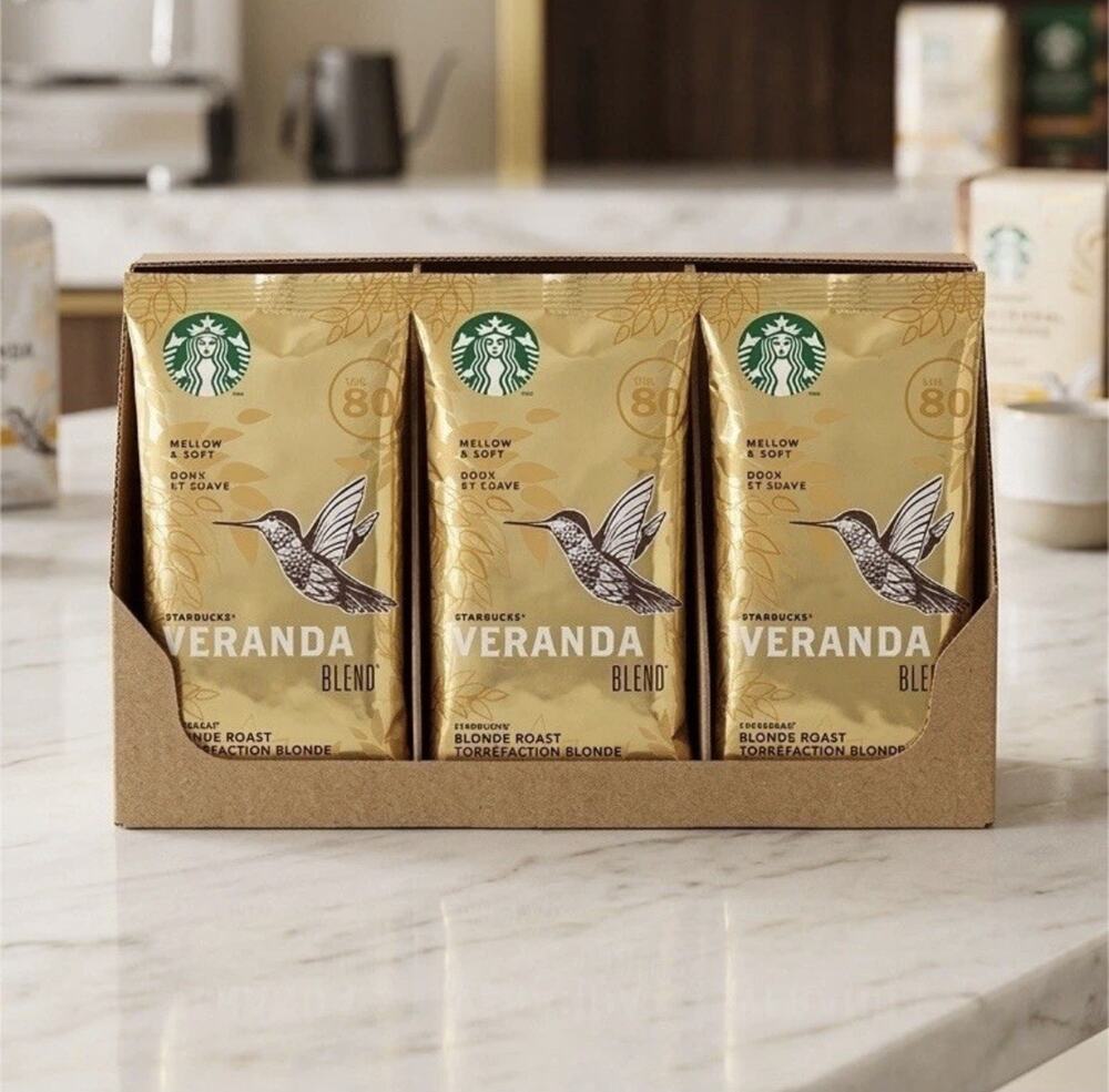 Starbucks Veranda Blend Blonde Roast Ground Coffee Pantry 16 pack